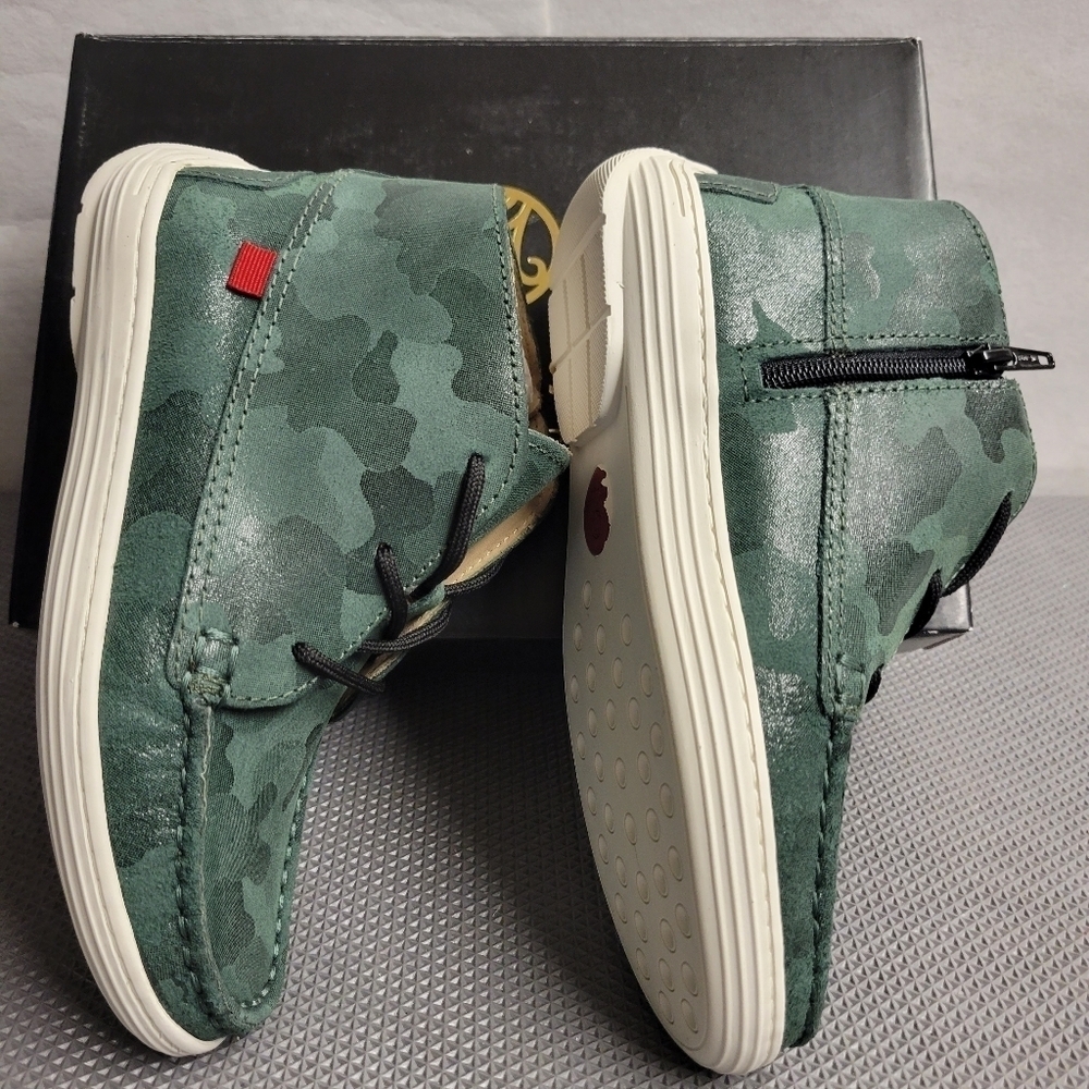 NIB Marc Joseph West Houston Camo Green Kids Bootie - Picture 2 of 5